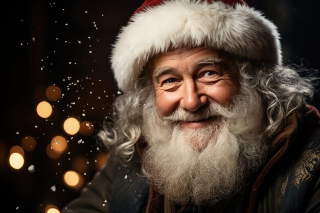 Portrait of a smiling Santa Claus