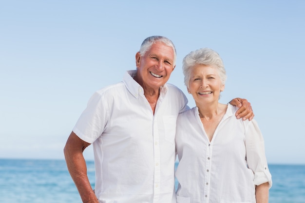 Portrait of smiling senior couple