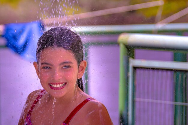 Photo portrait of smiling woman