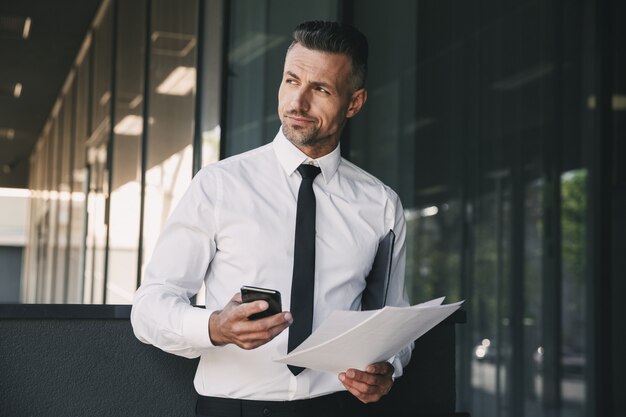 Portrait of a smiling young businessman