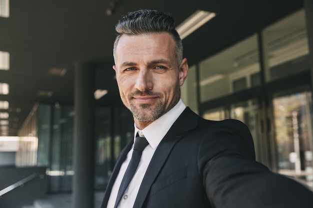 Portrait of a smiling young businessman