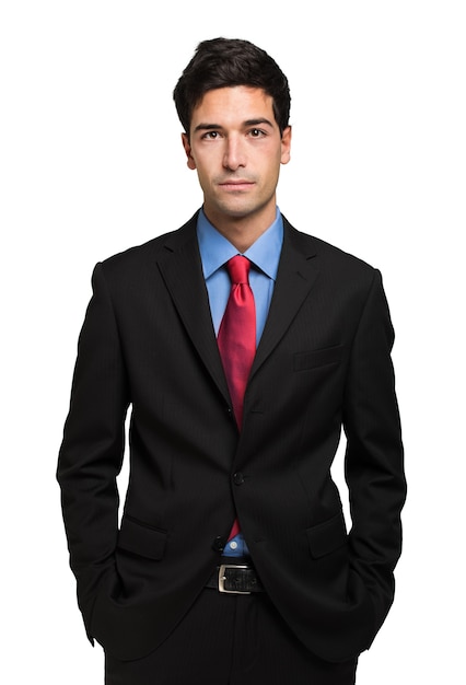 Portrait of a smiling young businessman