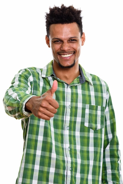 Portrait of smiling young man