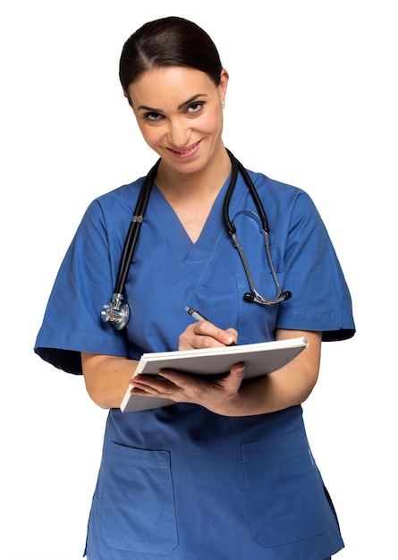 Portrait of a smiling young nurse