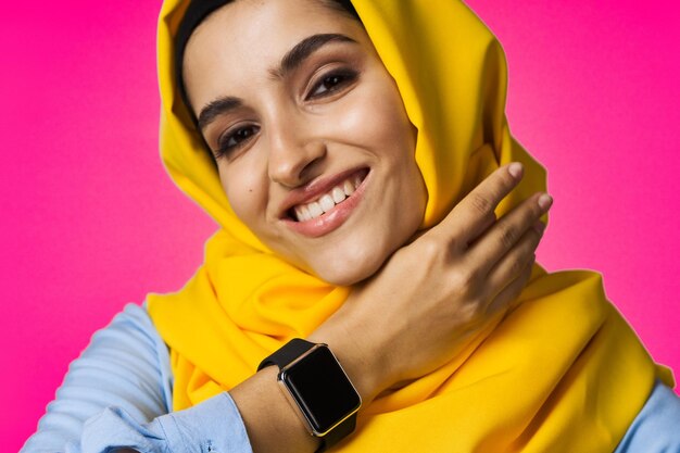 Portrait of a smiling young woman