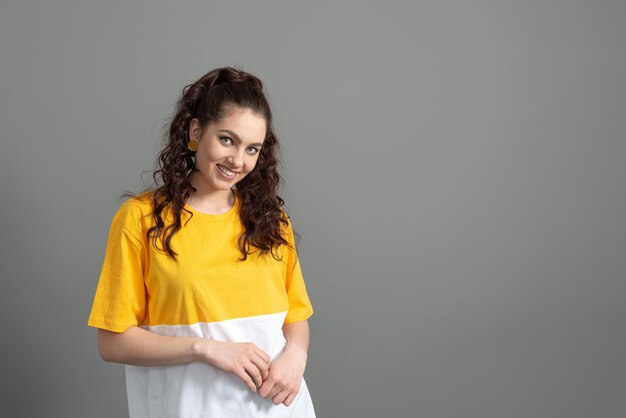 Portrait of a smiling young woman