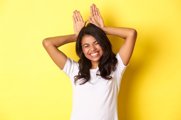 Portrait of a smiling young woman