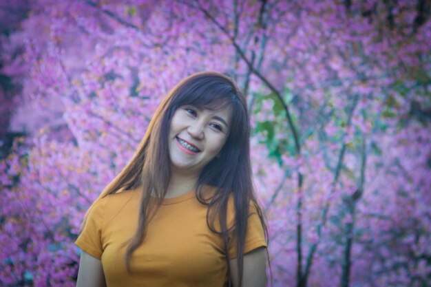 Portrait of a smiling young woman