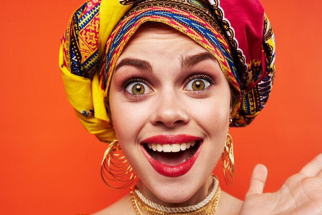 Portrait of a smiling young woman