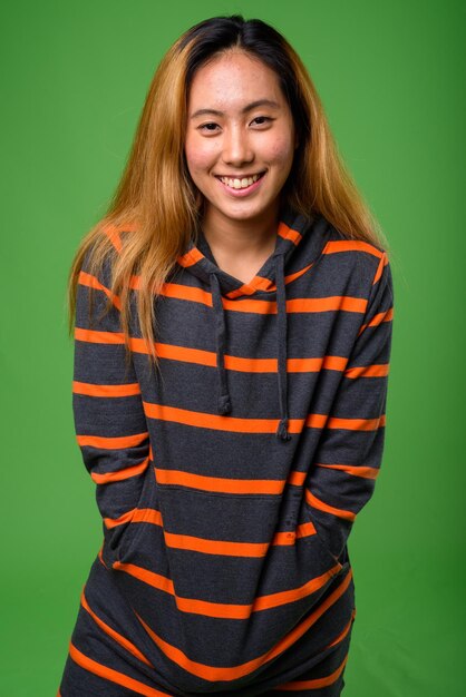 Portrait of a smiling young woman