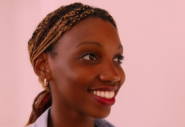 portrait of a smiling young woman
