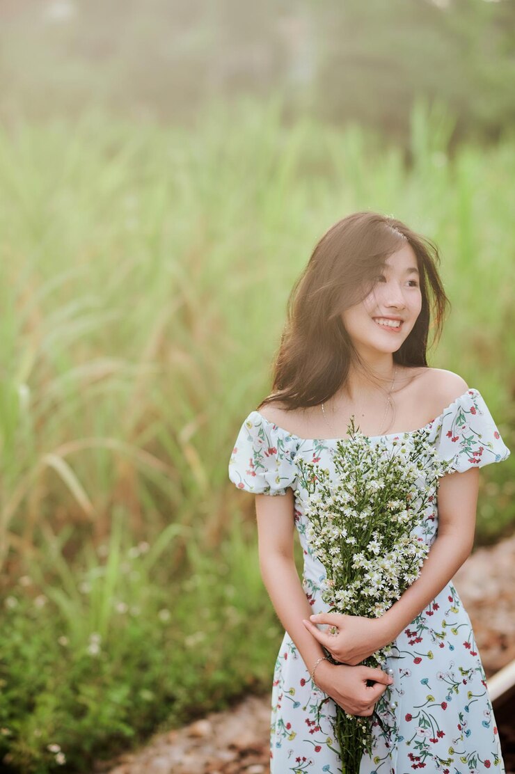 Photo 一位微笑的年輕女子的肖像