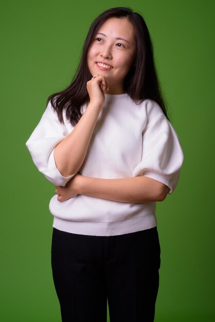 Portrait of a smiling young woman