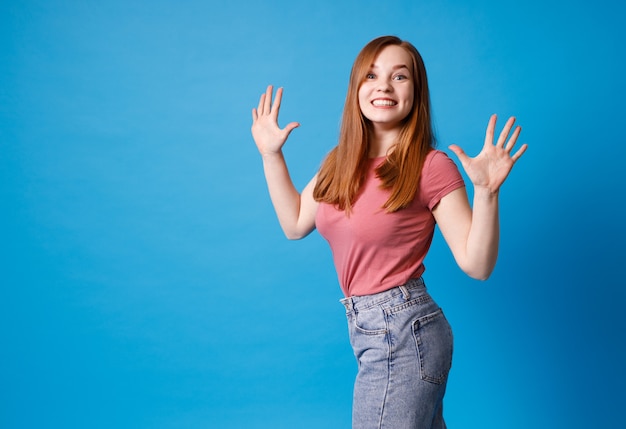 Portrait of smiling young woman