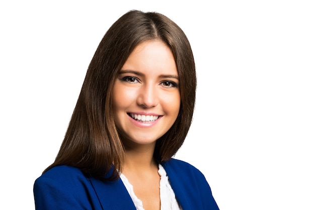 Portrait of a smiling young woman