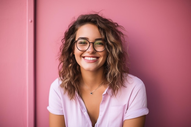 Portrait of a smiling young woman