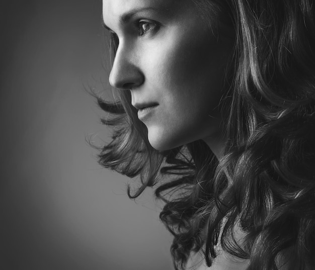 Portrait in studio