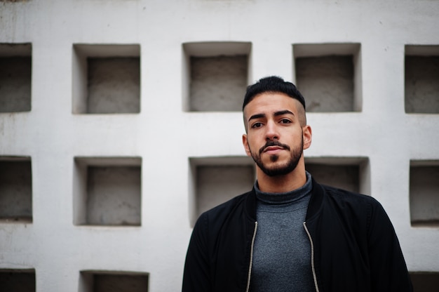 Portrait of stylish arab beard man