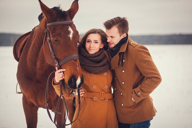 Portrait of a stylish couple