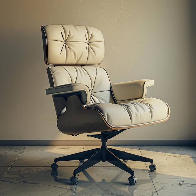 Portrait of a Stylish Office Chair Soft Light Photography