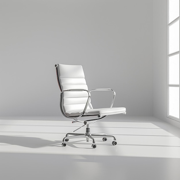 Portrait of a Stylish Office Chair Soft Light Photography