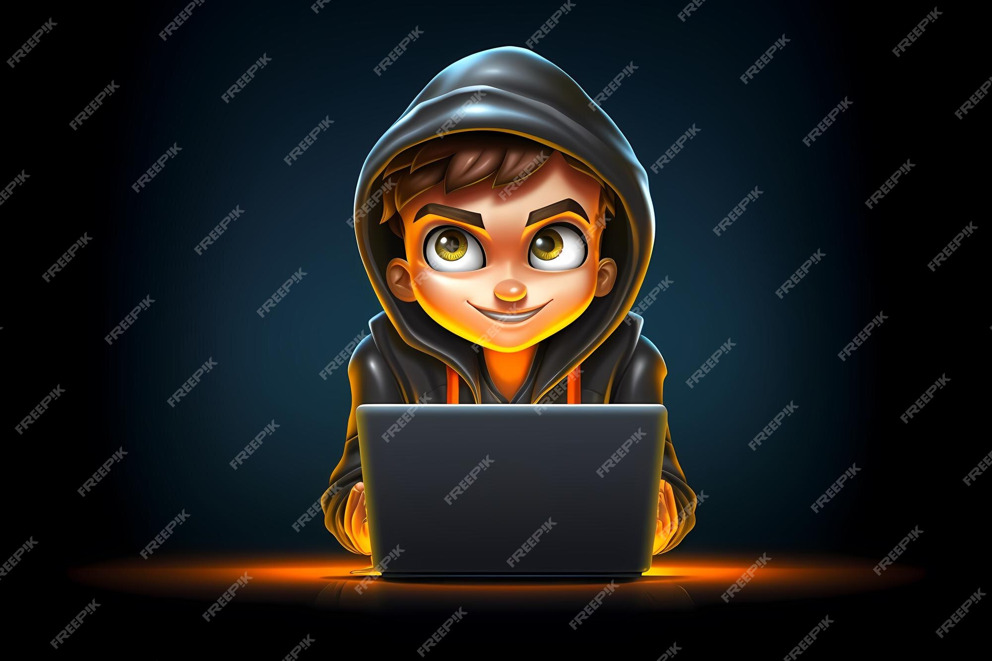 Premium AI Image | Portrait of successful programmer game developer or ...