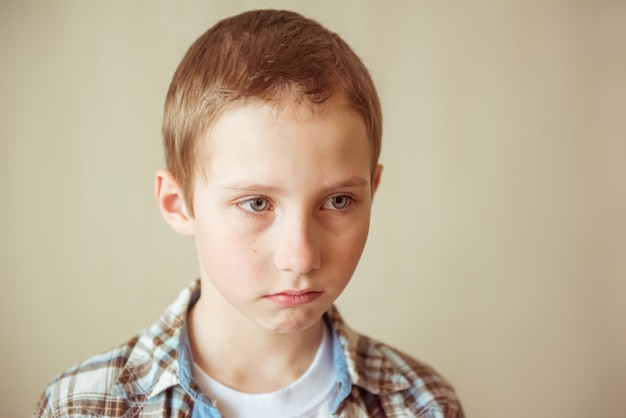 Portrait of teen boy