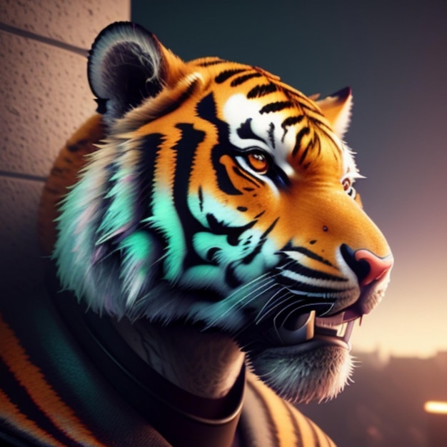 portrait of a tiger