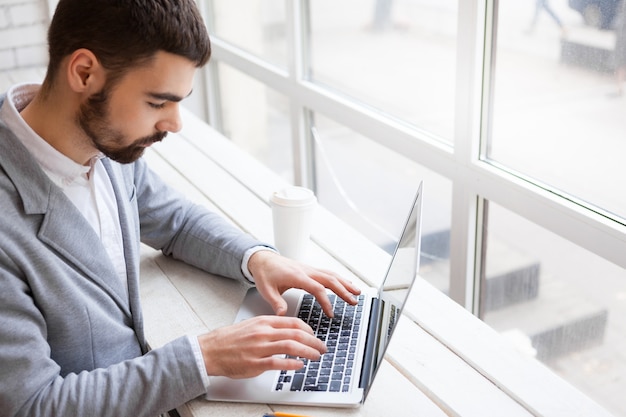 Portrait of Trader Analyzing Financial Market