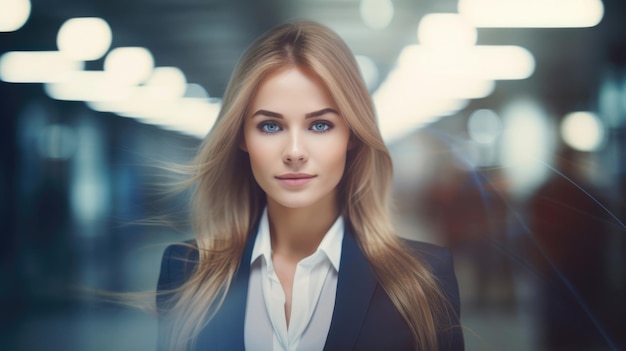 Portrait of Underwriter on a blurred background