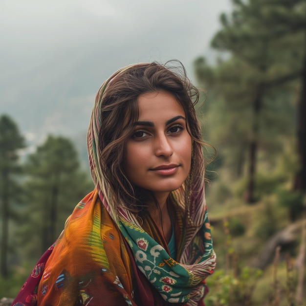 Portrait of a villager in India