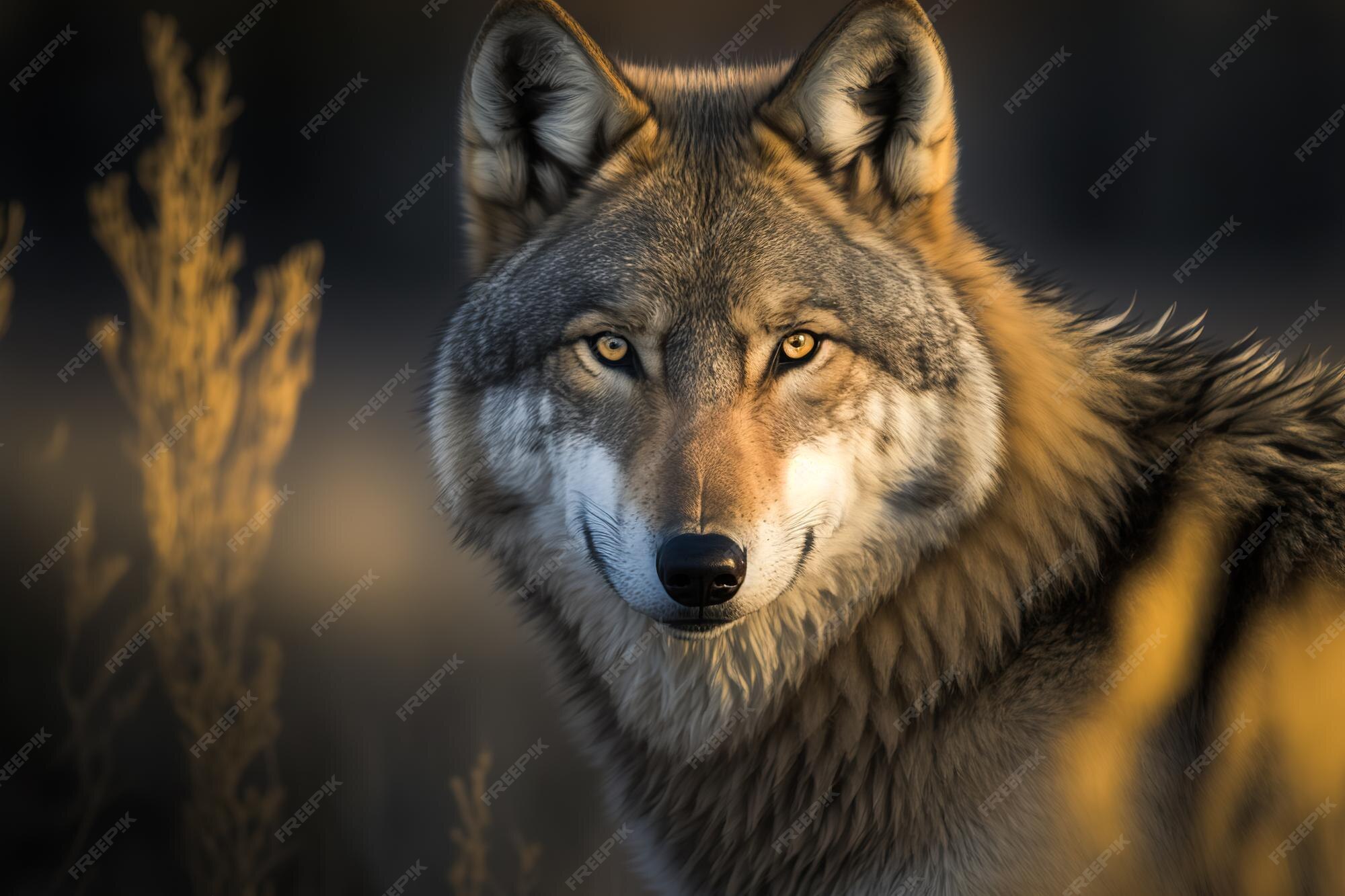 Gray Wolf Natural Habitat
