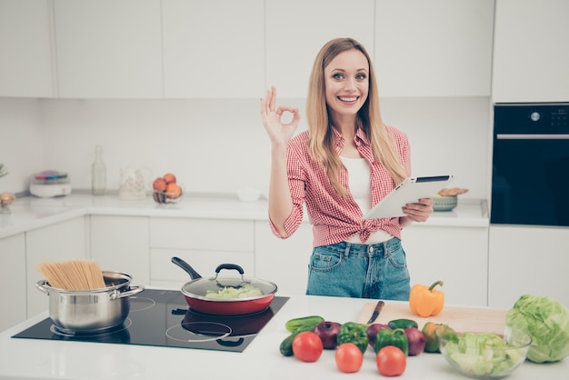 portrait woman cooking