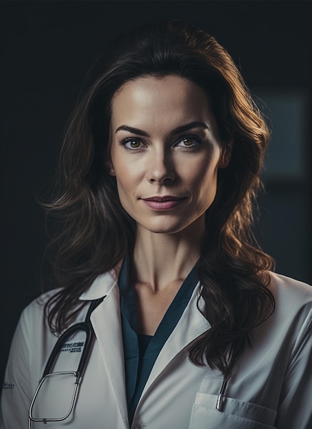 portrait of a woman doctor