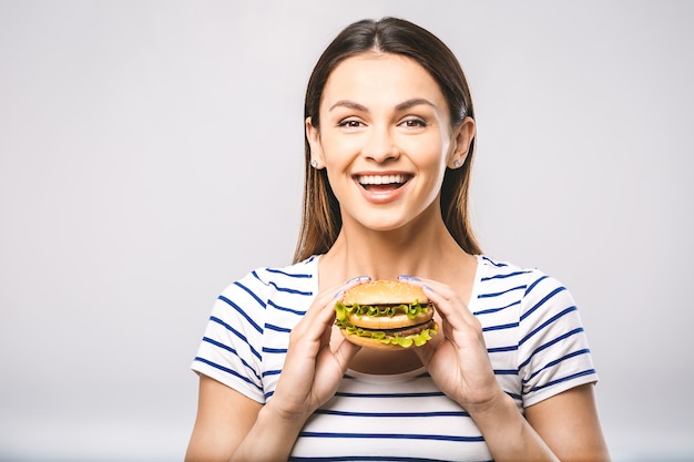 食べる肖像画の女性