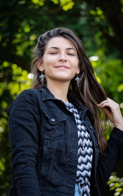 portrait of a woman smiling