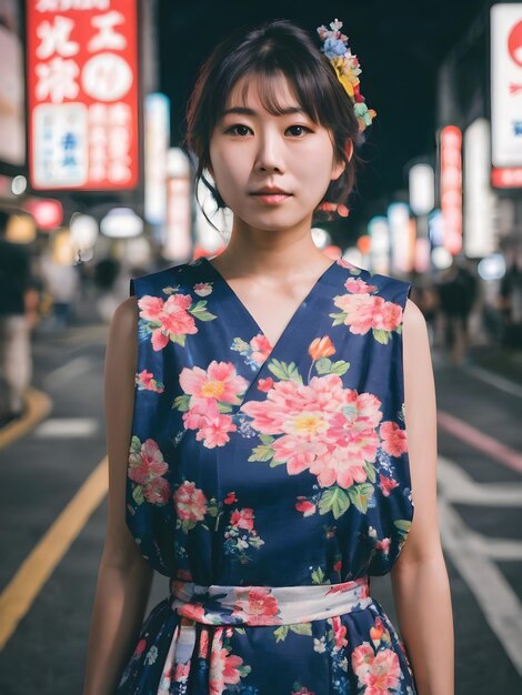 Photo portrait of a woman with makeup