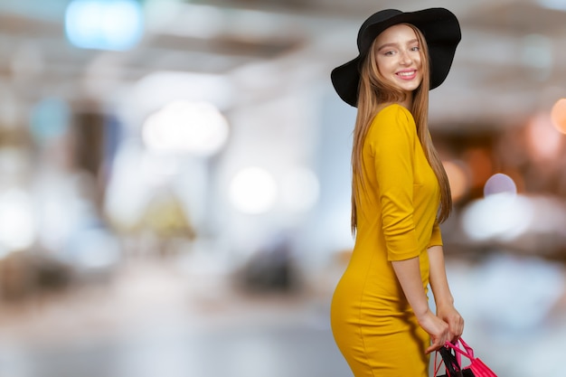 Portrait of wonderful young woman