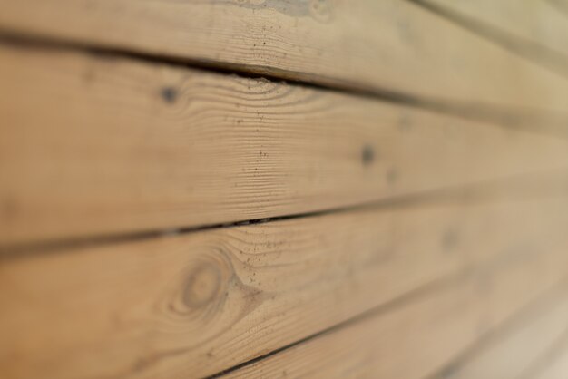 Portrait of wooden wall with shallow depth of field