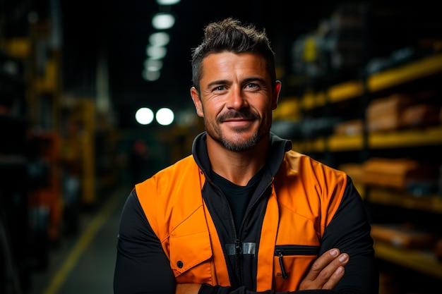 Photo portrait of a worker