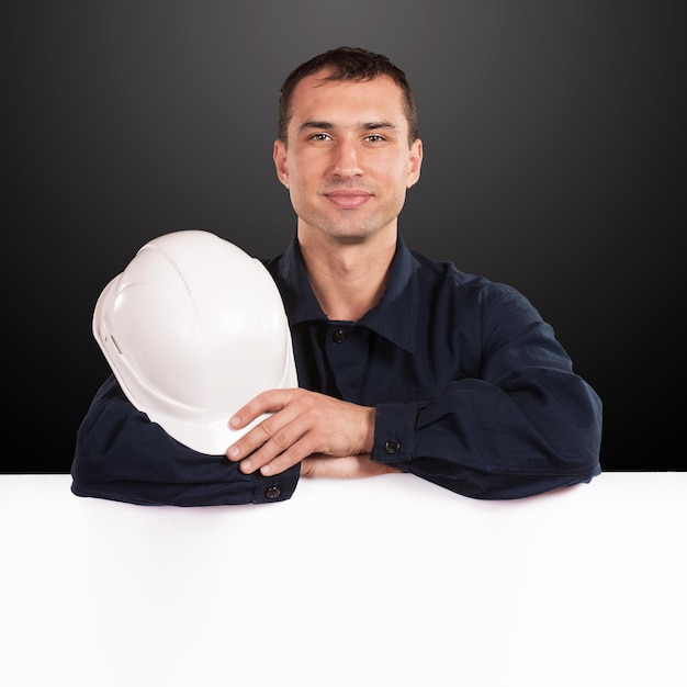 Photo portrait of a workman