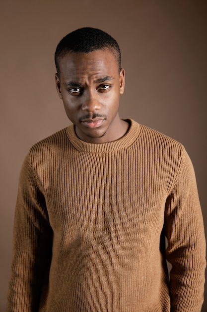 Photo portrait young african man