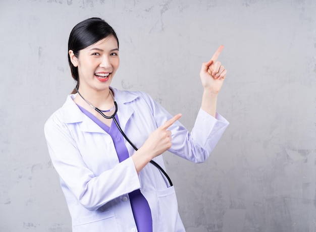 Portrait of young Asian female doctor