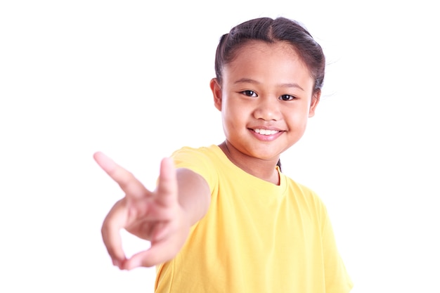 Portrait of young Asian girl 