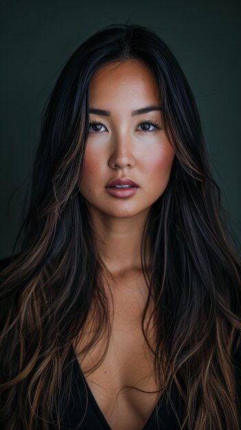 Портрет молодой азиатской женщины