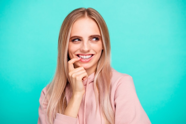 Portrait of young beautiful woman