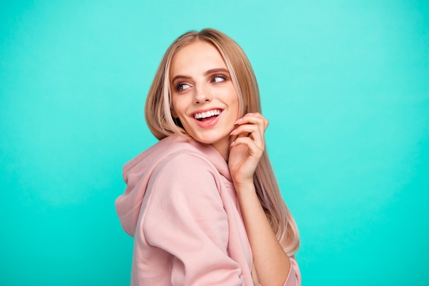 Portrait of young beautiful woman