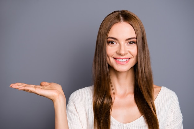 Portrait young beautiful woman