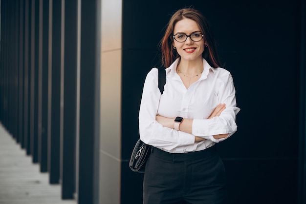 Portrait of young business woman