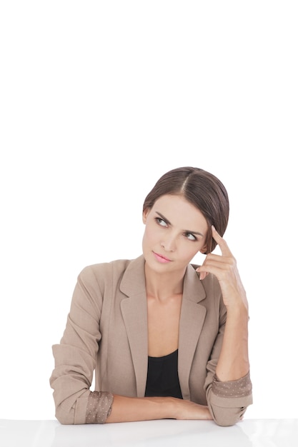 Portrait young businesswoman